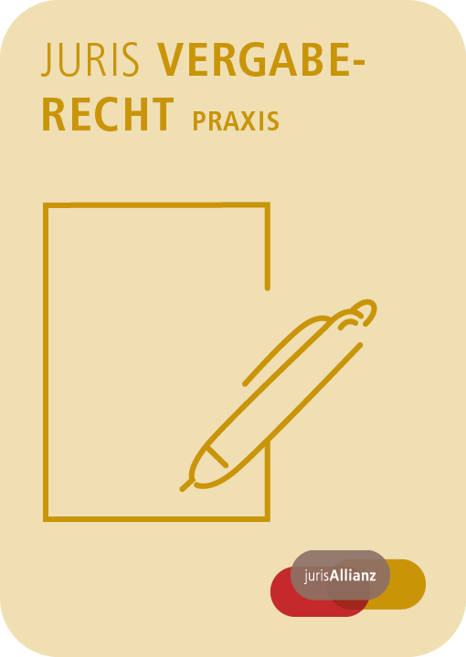 Abbildung: juris Vergaberecht Praxis
