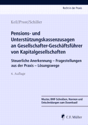 Abbildung: Pensions- und Unterstützungskassenzusagen an Gesellschafter-Geschäftsführer von Kapitalgesellschaften