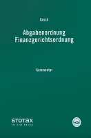 Abbildung: Abgabenordnung Finanzgerichtsordnung